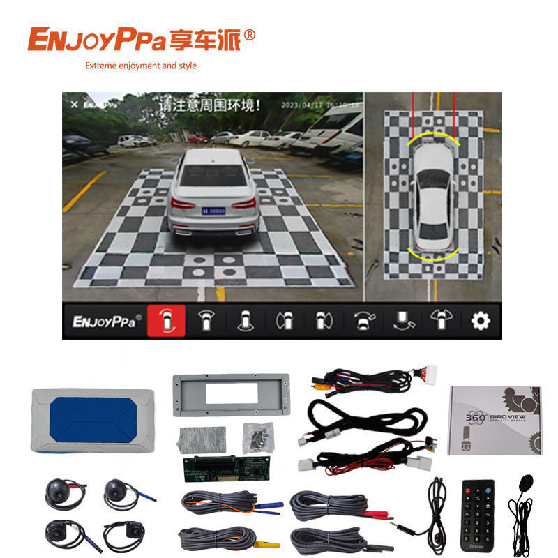 Sistema panorámico de 360 grados para Mitsubishi Xforce con pantalla de 8 pulgadas