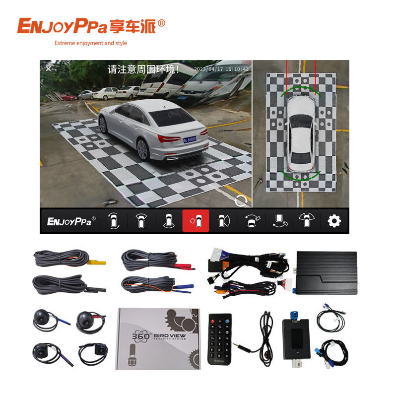 10.25 pulgadas de pantalla Sistema de cámara de visión de todo el coche para Toyota Land Cruiser