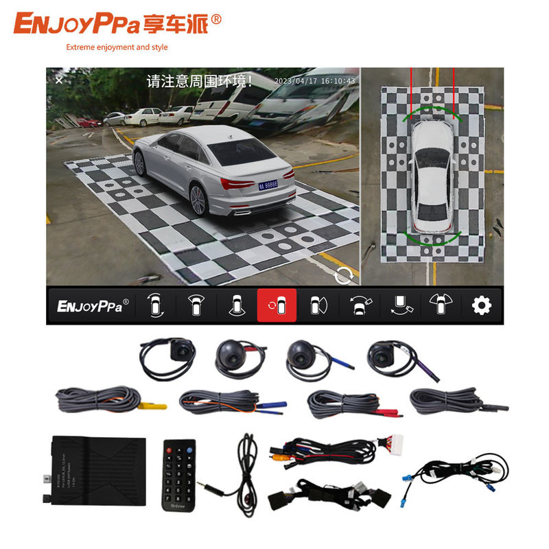 Kit de cámara de 360 grados de alta definición para automóviles para Lexus ES con 4 cámaras de visión de pájaros impermeables