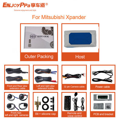 Kit de cámara de coche de 8 pulgadas 360 con visión nocturna para Mitsubishi Xpander