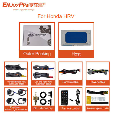 Sistema de cámaras de seguridad de 360 grados para Honda HRV Sistema de estacionamiento panorámico
