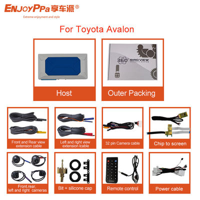 Sistema de cámara de automóvil de 360 grados para Toyota Avalon 4 Way Driving Recorder