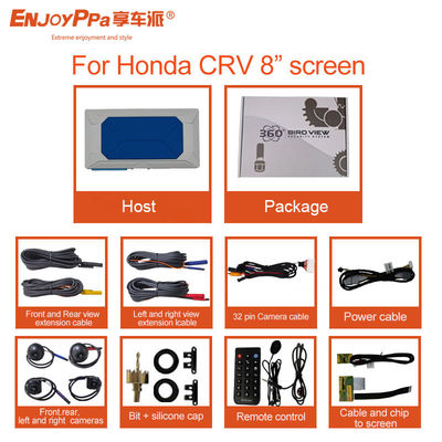 Asistencia de estacionamiento Sistema de cámara de 360 grados de vehículo impermeable para Honda CRV