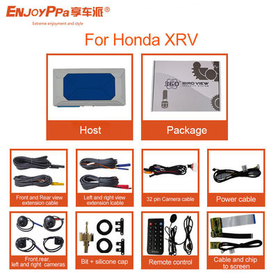 Sistema de cámara de automóvil de alta seguridad 360 para Honda XRV con grabación de bucle