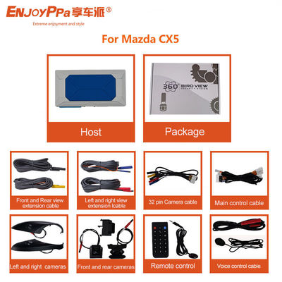 Sistema de cámara de circuito cerrado de pantalla táctil para vehículos Mazda CX5 1080P