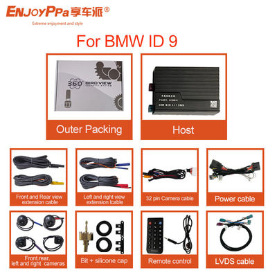 Sistema de cámara de automóviles de 360 grados para BMW ID 9 Solución para monitoreo de vehículos