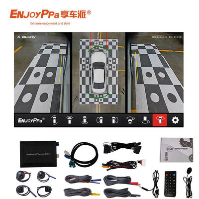 9 pulgadas de pantalla táctil 360 Sistema de cámara de coche para Volkswagen Polo