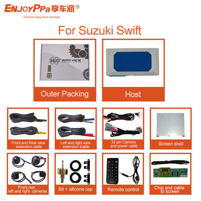 Sistema de cámara de coche a 360 grados con grabación en bucle para Suzuki Swift