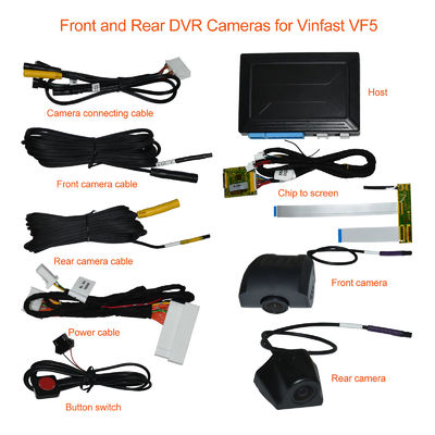 Grabadora de cámara delantera y trasera con Android Auto Carplay para Vinfast VF5